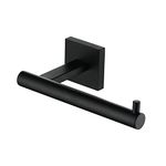 KOKOSIRI Toilet Paper Holder for Bathroom Toilet Roll Holder Hold Mega Rolls Matte Black Stainless Steel B2005BK