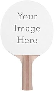 Infusion Custom Photo or Logo Ping Pong Paddle, Premium 5 Ply Direct Imprint Personalization on Table Tennis Racket, Double Side Printing