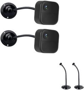 Mippko 2 Pack Camera Flexible Wall Mount Holder for Blink Outdoor 4 (4th Gen)/(3rd Gen) XT3,Blink XT&XT2/Blink Mini/All New Blink Outdoor,Adjustment Flexible 8 inch Long Gooseneck Arm with Metal Base