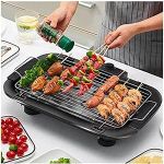 SHIV HOME WORLD Barbeque Grill Grilling Set Machine Charcoal Electric Dual-Purpose Household Outdoor Multi-Function Double Oven 2000W Barbecue For Home