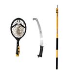 Hectare 18 feet Telescopic pole with Mango picker and Q'neck Pruning Saw