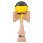 Kendama USA Kaizen Half Split Kendamas Sticky Paint Options & Extras Included (Yellow)