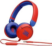 JBL 3.5 mm Wired On-Ear Headphone for Kids, Red