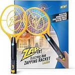 Zap It! Electric Fly Swatter - Rechargeable Fly Zapper, Electric Fly Killer Racket, Mosquito And Wasp Killer Bug Zapper - 4,000 Volt, USB Charging, Lightweight Handy Fly Zapper (LARGE, 2-Pack)