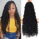 Leeven 7 Packs Faux Locs With Curly