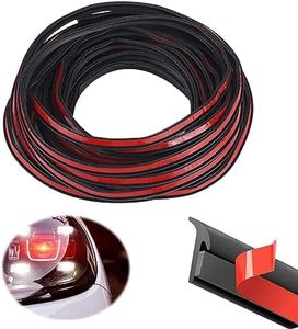 Guarnizione in gomma per portiera dell'auto, 5 m, a T, universale, per auto, camion, porte, finestre, 10 x 8 mm