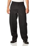 Dickies Men's Regular Fit Active Waist Work Pants Utility, Black, 30W x 32L