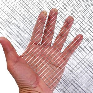 2Pack Stainless Steel mesh, 4 mesh Fully Welded, 12 x 24 inches (310 mm x 620 mm), Stainless Steel 304, Easy to Cut and Make Straight, Will Never Rust