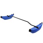 Kayak Outrigger Stabilizer,Inflatable Kayak Stabilizer PVC Canoe Outrigger Kit Floating Balancing Boat Accessory (Blue)