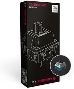 CHERRY MX Northern Light Switch Kit, 36 Mechanical Keyboard Switches, for DIY, Hot Swap or Gaming Keyboard, Linear Switch with No Click, Ultra-Smooth & Quiet