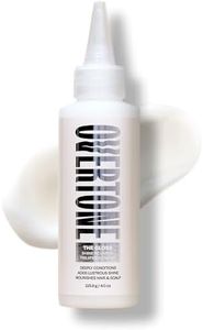 oVertone The Gloss Shine Reviving Treatment Mask- Hydrates, Nourishes and Adds Shine To All Hair Types, Vegan and Cruelty Free, Fruity Floral Scent, 4 oz