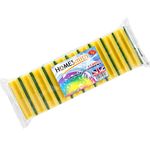 HOMESmith Heavy Duty Scrub Large Sponge, Dual-Sided Dishwashing & Cleaning Sponge for Kitchen, Bathroom and Home Cleaning ( Pack of 10 ),Yellow & Green