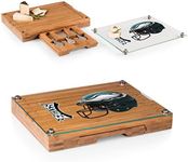 PICNIC TIME Philadelphia Eagles Concerto Cheese Board with Serving Stage and Tools