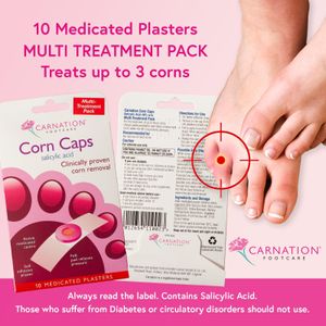 Carnation Corn Caps 10-Pack – Foot Care Cushions