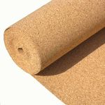 Cork Underlay 2mm Thick 1m x 5m - 5m2 Cork Sheet Roll