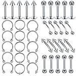 BODYA 40Pcs Piercing Kit Jewelry St