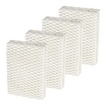 ZYBULSHJT HDC-12 Humidifier Wick Filters Replacement for AirCare HDC12, for Kenmore 14911 32-14911 ES12 Essick-Air EA1407 HD1409 Humidifiers, Aluminum-4 Pcs