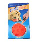 Omega Paw Tricky Treat Ball, Small, Orange