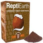 ReptiEarth Reptile Bedding, Fluffy Coconut Fiber Substrate 12 Quart Organic Coco Ready to Use for Bioactive Snake Terrarium, Lizard Tanks with Plants, for Frog, Tarantula or Hermit Crab Habitat