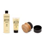 Boos Block Chopping Board Oil and Wax Set - Mystery Oil (16 oz) + Board Cream (5 oz) + Wax Applicator - Cutting Board Oil - Butchers Block Oil - Chopping Board Wax - Beeswax - Food Grade Mineral Oil