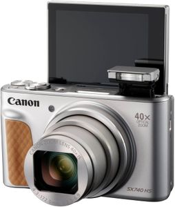 Canon PowerShot SX740 HS Digital Camera, Silver – 40x Optical Zoom
