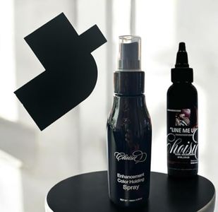 CHOISIE1 Hair Enhancer For Beard & Lineup Enhancement Color | Hair Enhancer For Beard & Lineup | Water Resistant Hairline Filler Spray | (Natural Brown Bundle)