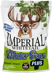 Whitetail Institute Winter Peas Plus Deer Food Plot Seed, Superior Cool Season Forage Designed to Maximize Deer Attraction into The Late Season, Very Cold Tolerant, 11 lbs (.25 acre)