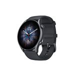 Amazfit GTR 3 Pro in Black Smartwatch for Android iPhone with Bluetooth Call Alexa GPS WiFi, Men's Fitness Tracker 150 Sports Modes, 1.45”AMOLED Display, Blood Oxygen Heart Rate Tracking, Waterproof