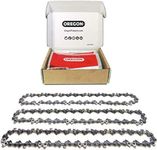 Oregon 3-Pack Chainsaw Chain 3/8" LP Pitch, .050" (1.3 mm) Gauge for 16" (40cm) Bar, 56 Drive Links – Low-kickback Chainsaw Chain, Fits Titan, Ryobi, Black & Decker, Dolmar and more