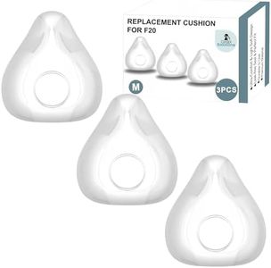 3 Pack Replacement Cushion Compatible with F20 (Medium) AirFit AirTouch CPAP Mask, Premium and Snug Fit, Soft and Durable Material, Covers Nose and Mouth, Medium