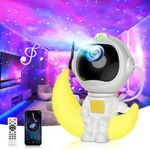 Kaishengyuan Astronaut Galaxy Projector,Star Night Light Projector with Bluetooth/Music Speaker/Timer/Remote Control,Ceiling Nebula Projector for Bedroom,Gaming Room, Party,Gifts for Kids and Adults