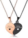 OTXIXTO Customized Heart Necklace f