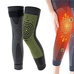 KNEECA Tourmaline Acupressure Selfheating Knee Sleeve, ReduceFast Mugwort Acupressure Detoxing&Shaping Knee Pads, Mugwort Acupressure Shaping Knee Pads (Black)