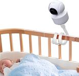 Universal Baby Monitor Mount - No Drilling Required Baby Camera Holder Crib Camera Stand with 1/4 Screw Twist Compatible with Arlo, Motorola, Hello Baby and Most Monitor Cameras