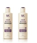 MK Professional Hair BTX Replenishing Shampoo & Conditioner Set - 300ml Each, Sulfate & Paraben-Free