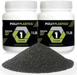 Polly Plastics Rock Tumbler Media Grit Refill, Coarse 60/90 Silicon Carbide Grit, Stage 1 for Tumbling Stones (2 Pack) (2 lb.)