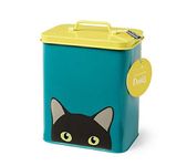 Burgon & Ball Creaturewares Doris Cat GCR/CAT Tin Pet Food Storage, 16.5 cm x 11 cm x 20 cm Size