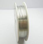 ART IFACT 20 Meters of 24 Gauge (0.56 mm) Silver Plated Copper Wire for Craft, Jewellery Making, Beading Wire, Craft Work, Flower Making, Hobby Crafts and School Crafts Project (24 Gauge (0.56 mm))