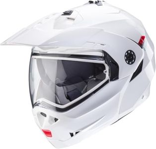 Caberg Tourmax X Modular Motorcycle Adventure Flip Front Helmet White (M)