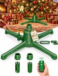 HOPOCO Rotating Christmas Tree Stand with Remote, Up to 9Ft, 120 Lb Trees