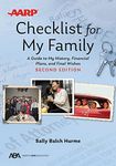 ABA/AARP Checklist for My Family: A Guide to My History, Financial Plans, and Final Wishes, Second Edition