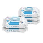 Adore Baby Water Wipes - 99.9% Paani Wipes for Baby, PH Balanced, Unscented & Skin Friendly With Sensitive Skin - 72 Count, Water Wipes, Pack Of 5