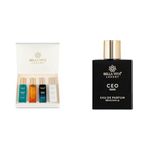 Bella Vita Luxury Eau De Parfum spray Gift Set 4X20 Ml & Ceo Men Eau De Parfum Amber Perfume spray 100 Ml