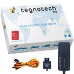 Tegnotech GPS Tracker for Car Bike Truck Bus Scooty Motorcycle Relay Cut Off Antitheft Calling Device Removal Alert 5 Year Replacement