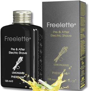 Crème Lotion Pré-rasage et Après-rasage Électrique - Idéal pour un Rasage de Près - Baume Lisse et Sans Irritation. Freelette (CITRONNELLE) 125ml