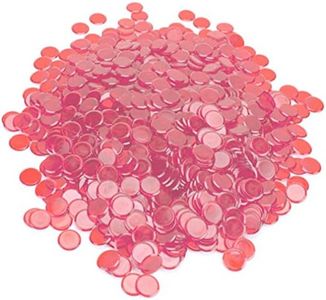 Royal Bingo Supplies 1000 Pack of 3/4-inch Bingo Chips (Pink)