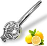 Chef's Star Lemon Squeezer Stainless Steel Citrus Juicer - Large Fruit Squeezer for Drinks - Rust-proof Juice Press, Non-Slip Manual Hand Juicer, Ideal for Juicing Lemons, Limes, Small Oranges