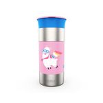 Rabitat 360 Playmate Insulated Tumbler with Lid for Kids - Chatter Box, Travel Tumbler for Hot and Cold Drinks | Leak Proof | BPA Free | Food Grade | Easy to Carry 390 ML