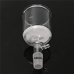 ABG BOROSILICATE GLASS VACUUM BUCHNER FILTER FUNNEL WITH CONE. CAPACITY 200ML. ONE UNIT