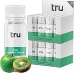 Tru Focus Shot, Apple Kiwi Flavored Extra Strength Energy Shots - Zero Sugar Nootropic Drink plus Adaptogens, Choline, and Yerba Mate - Natural Caffeine, GF, Keto, Vegan Supplement, 2oz (Pack of 24)